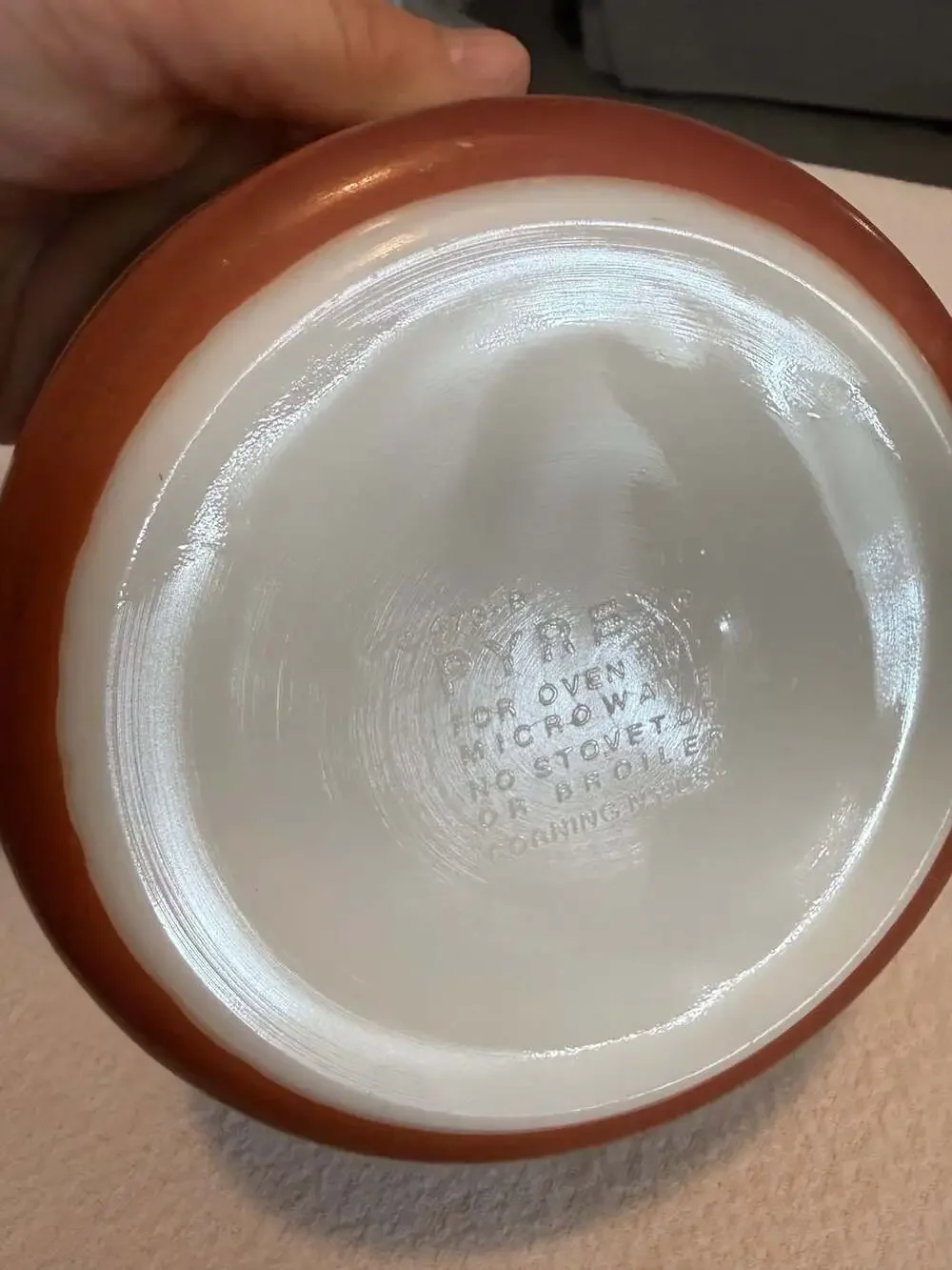 Vintage Pyrex Autumn Harvest Wheat Round Casserole Dish 473-B